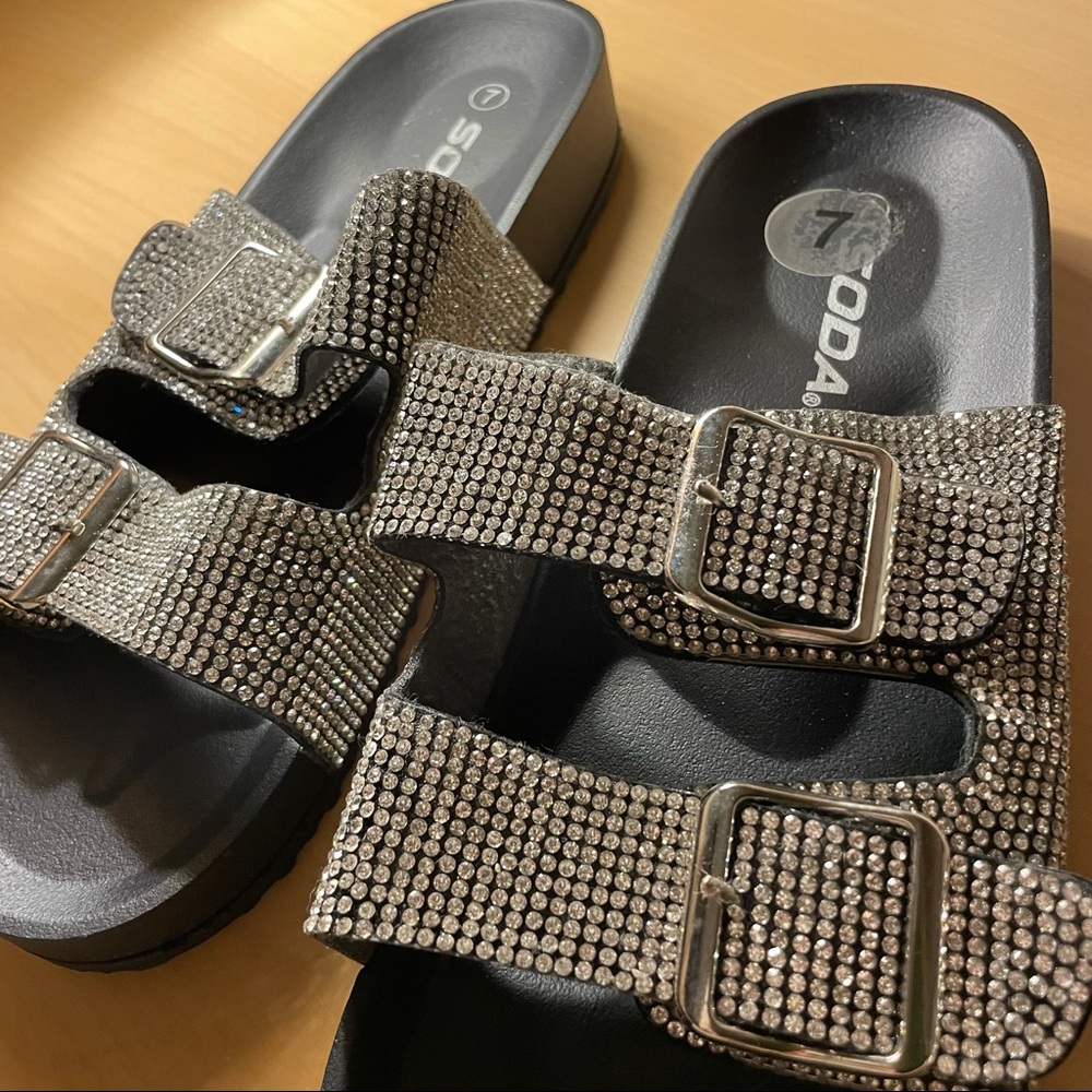 Sparkle diamond Slides